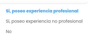 experiencia